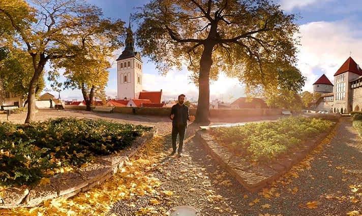 Interaktiivne VR tuur Tallinna vanalinnas koos giidiga